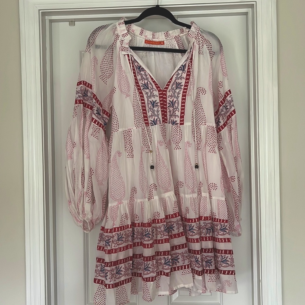 EUC Oliphant balloon sleeve short dress medium